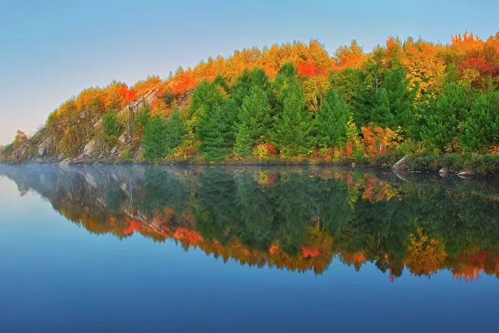 Framed Print : Canada, Ontario, Sudbury. Lake Laurentian Conservation Area in autumn. Date: 07-10-2019 Framed Print : Canada, Ontario, Sudbury. Lake Laurentian Conservation Area in autumn. Date: 07-10-2019