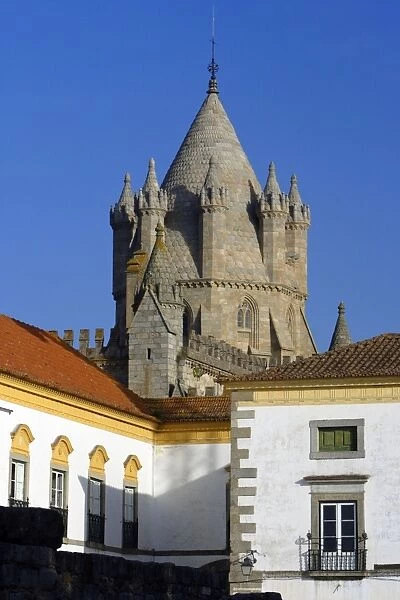 Cathedral de santa Maria - in Evora, World Heritage city, Alentejo, Portugal