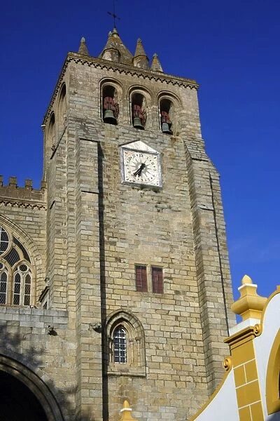 Cathedral de santa Maria - in Evora, World Heritage city, Alentejo, Portugal