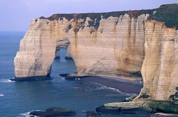 Chalk Cliff Etretat's cliff Normandy, France