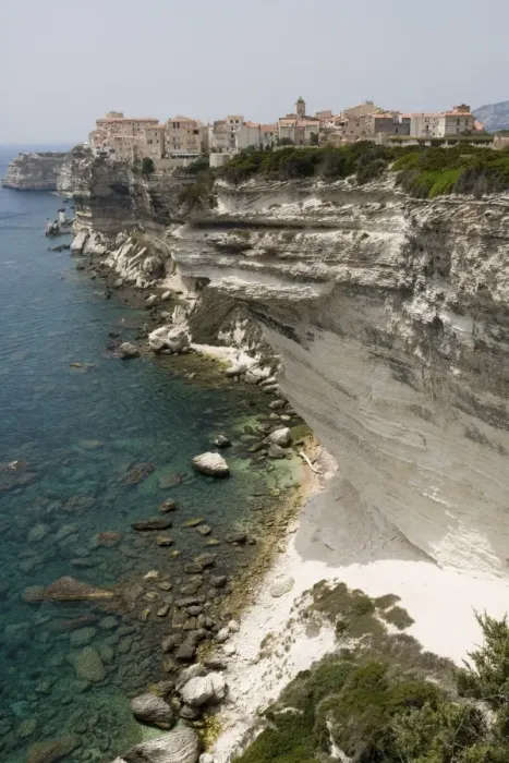 Framed Print : Chalk cliffs by sea - Bonifacio - South Corsica Framed Print : Chalk cliffs by sea - Bonifacio - South Corsica