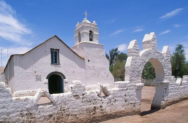 Chile - Church, San Pedro de Atacama