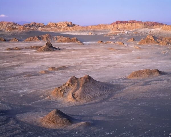 Chile - Valle De Le Luna (Valley of the Moon). Driest place on earth, Atacama Desert, Los Flamencos National Reserve