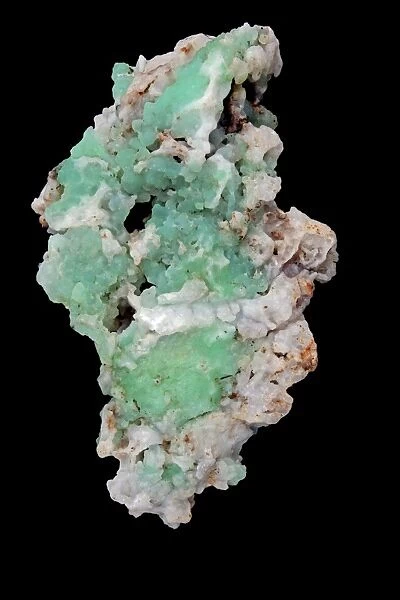 Chrysoprase - a form of quartz - SiO2 - Australia - green color due to impurities of nickel-bearing minerals
