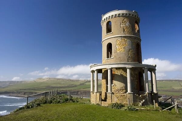Clavel tower at Kimmeridge, coast of Dorset, just