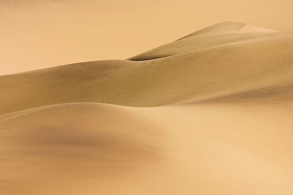 Compressed Perspective of the Big Namib Dunes Eastern edge of the Dune Belt near Walvis Bay Namibia, Africa