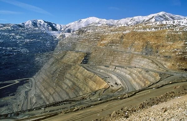 Copper Mine - Binghmam Canyon Kennecott company. Near Salt Lake City, Utah, USA