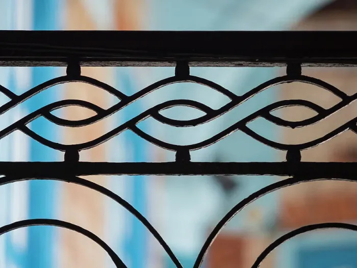 Framed Print : Cuba, Havana, Havana Vieja, UNESCO World Heritage Site, wrought iron rail in colonial mansion Date: 22-02-2019 Framed Print : Cuba, Havana, Havana Vieja, UNESCO World Heritage Site, wrought iron rail in colonial mansion Date: 22-02-2019
