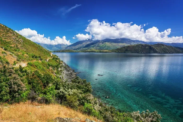 Framed Print : Cycling the shore of Lake Wanaka, Otago, South Island, New Zealand Date: 01-07-2021 Framed Print : Cycling the shore of Lake Wanaka, Otago, South Island, New Zealand Date: 01-07-2021