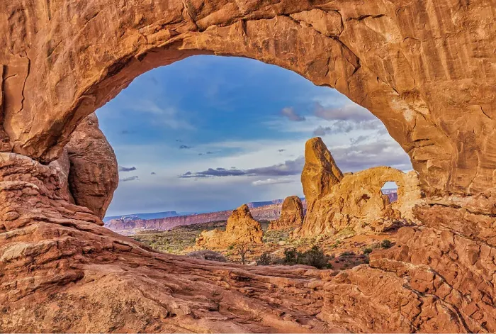 Framed Print : Double Arch, Arches National Park, Utah Date: 11-03-2021 Framed Print : Double Arch, Arches National Park, Utah Date: 11-03-2021
