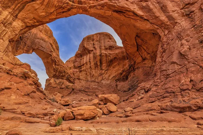 Framed Print : Double Arch, Arches National Park, Utah Date: 11-03-2021 Framed Print : Double Arch, Arches National Park, Utah Date: 11-03-2021