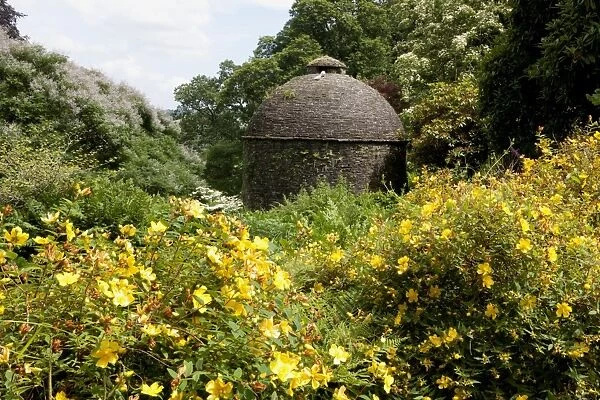 The Dovecote in the garden at Cotehele House