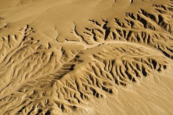 Drainage patterns on the ancient plains of the Namib - Namib Desert - Namibia - Africa