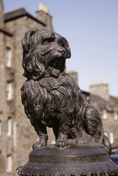 Edinburgh - statue of dog, Greyfriars Bobby (Dog)