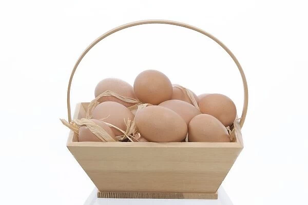 Eggs - basket of eggs in studio