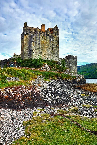Eilean Donan Castle on Loch Duich, Kyle of Lochalsh