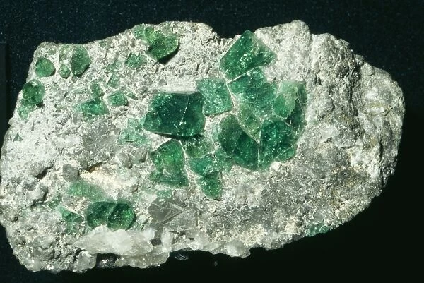 Emerald (Beryl) Muzo Mine, Boyaca, Colombia