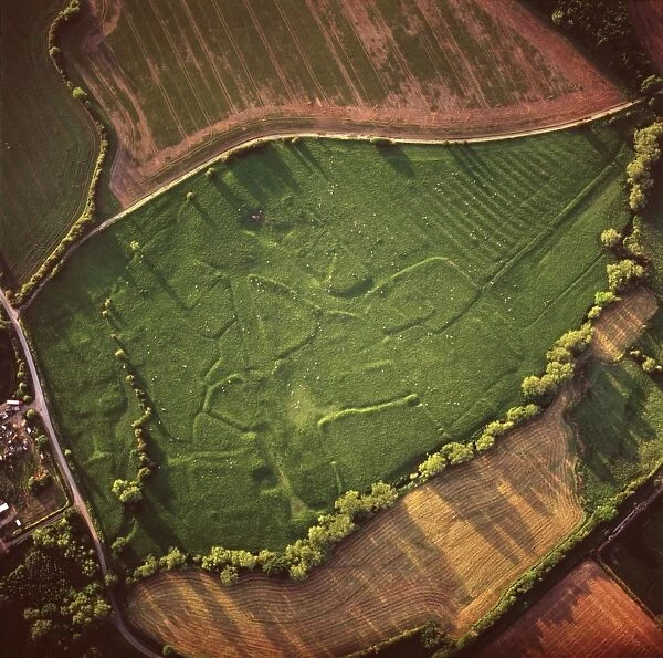 England - Aerial view, Deserted Village