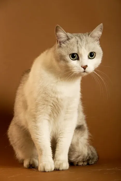 Framed Print : European cream shorthair cat - sitting Framed Print : European cream shorthair cat - sitting