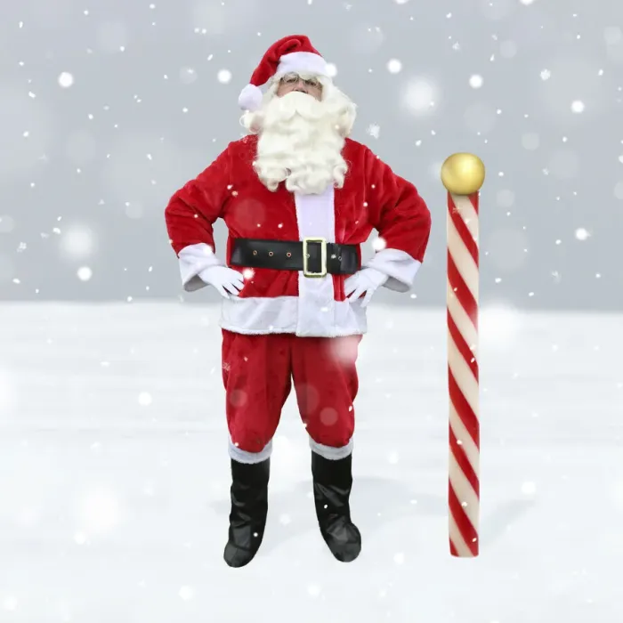 Framed Print : Father Christmas  /  Santa Claus at the North Pole
