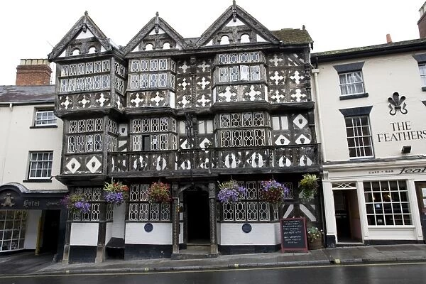Feathers Hotel originating from 1619 Ludlow Shropshire UK