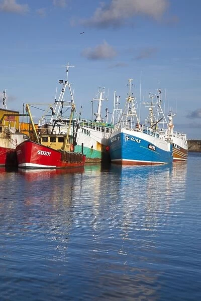 Fishing boats - Newlyn Harbour - Cornwall - UK