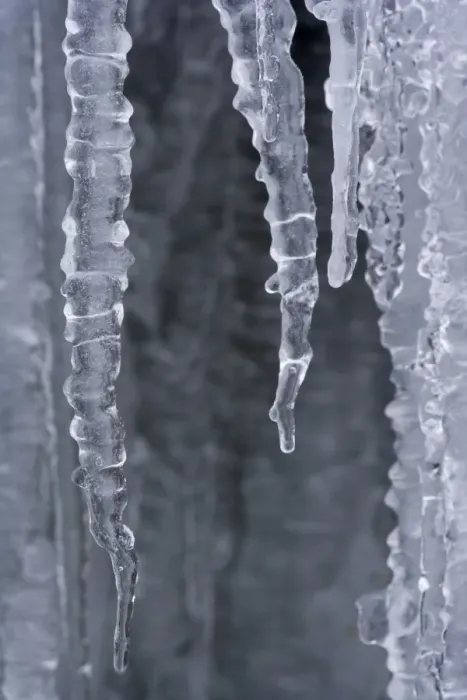 Framed Print : Frozen Water - a curtain of icicles under a frozen waterfall in winter - Swabian Alb - Baden-Wuerttemberg - Germany Framed Print : Frozen Water - a curtain of icicles under a frozen waterfall in winter - Swabian Alb - Baden-Wuerttemberg - Germany