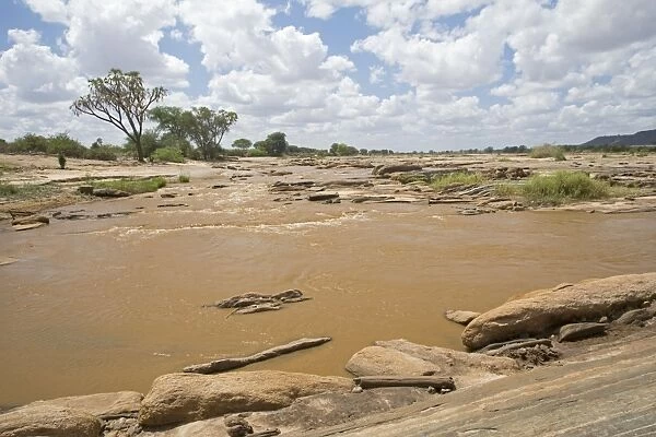 Galana River Lugards Falls Tsavo East National Park Kenya