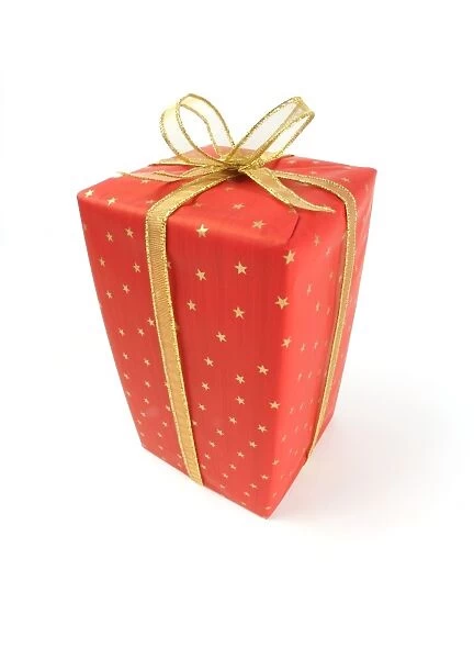 Gift. Christmas gift wrapped box