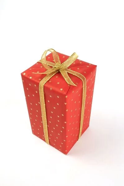 Gift. Christmas gift wrapped box