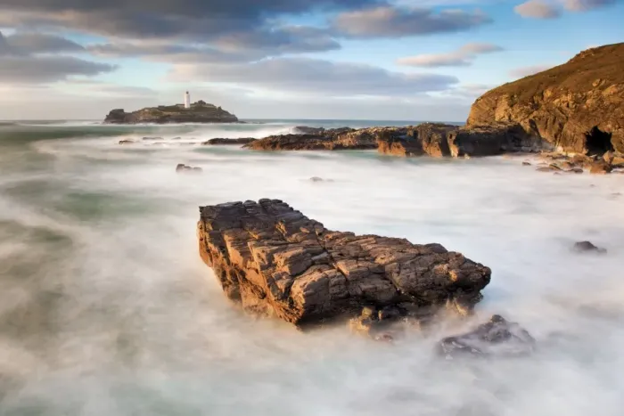 Framed Print : Godrevy Island - Cornwall - UK Framed Print : Godrevy Island - Cornwall - UK