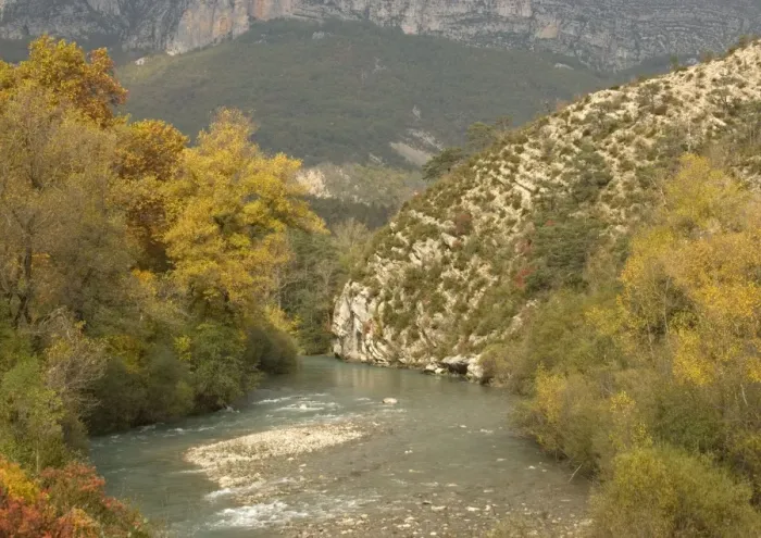 Framed Print : Gorge du Verdon, Provence-Alpes, in autumn Framed Print : Gorge du Verdon, Provence-Alpes, in autumn