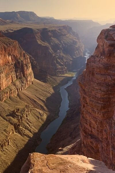 Grand Canyon and Colorado River - evening at the North Rim of the Grand Canyon at Toroweap - Toroweap, North Rim, Grand Canyon National Park, Arizona, USA