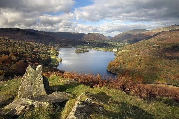 Grasmere - view looking from Loughrigg Terrace - November - Lake District - England