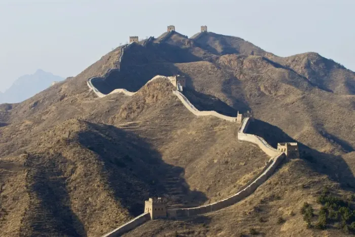 Framed Print : Great Wall - Winter - Simata - China Framed Print : Great Wall - Winter - Simata - China