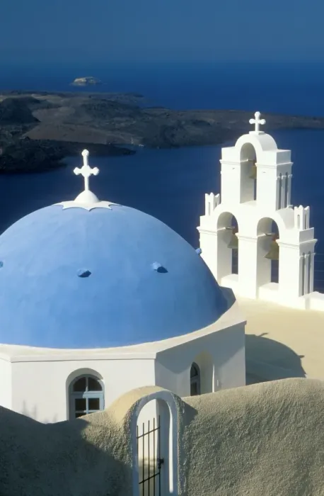 Framed Print : Greece Santorini Island Framed Print : Greece Santorini Island