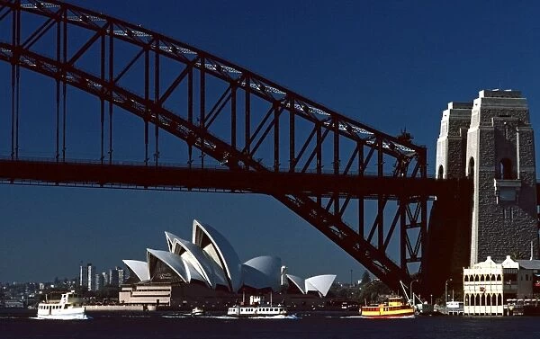 The Harbour Bridge Sydney, New South Wales, Australia JPF09368