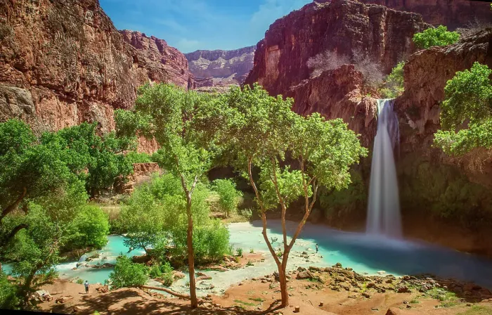 Framed Print : Havasu Falls, Arizona Date: 05-04-2016 Framed Print : Havasu Falls, Arizona Date: 05-04-2016