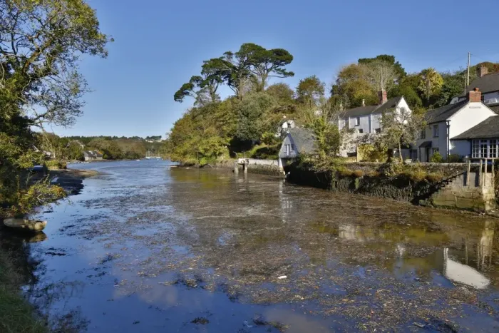 Framed Print : Helford Village and River - Cornwall - UK Framed Print : Helford Village and River - Cornwall - UK