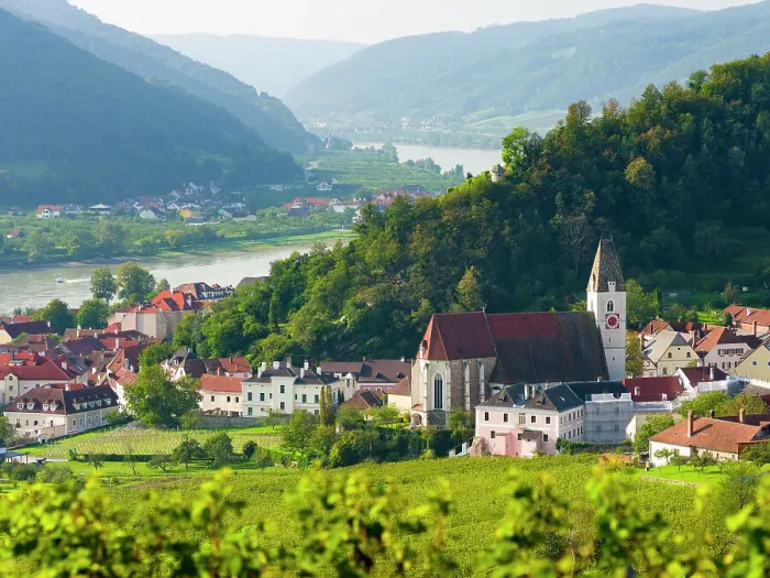 Framed Print : Historic village Spitz located in wine-growing area, UNESCO World Heritage Site. Lower Austria Date: 12-09-2020 Framed Print : Historic village Spitz located in wine-growing area, UNESCO World Heritage Site. Lower Austria Date: 12-09-2020