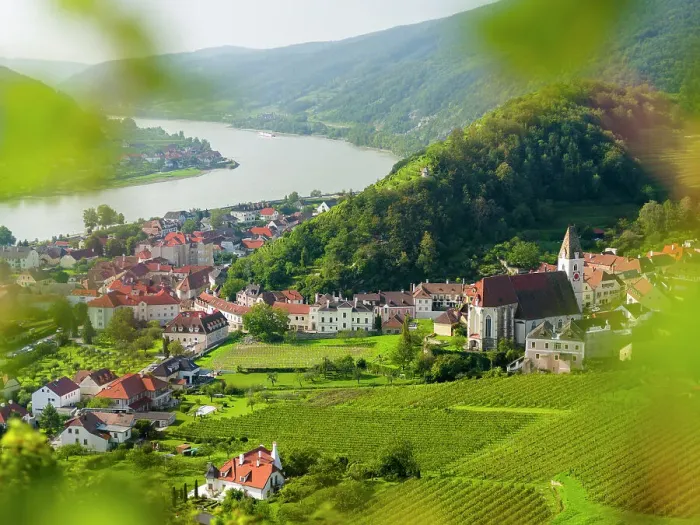 Framed Print : Historic village Spitz located in wine-growing area, UNESCO World Heritage Site. Lower Austria Date: 12-09-2020 Framed Print : Historic village Spitz located in wine-growing area, UNESCO World Heritage Site. Lower Austria Date: 12-09-2020