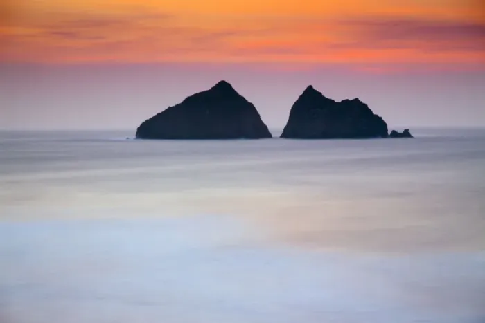 Framed Print : Holywell Bay - The Carters - Cornwall - UK - Sunset Framed Print : Holywell Bay - The Carters - Cornwall - UK - Sunset