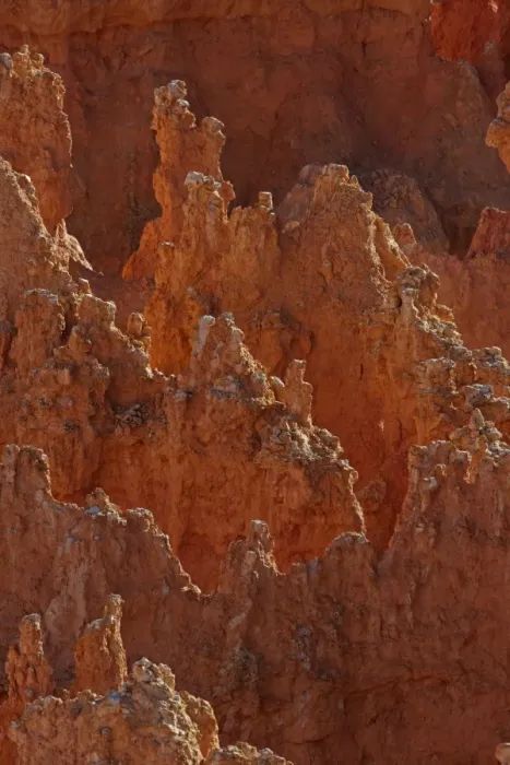 Framed Print : Hoodoos - occur in Claron formation containing limestone - siltstone - dolomite - mustone - Bryce Canyon National Park - Utah - USA
