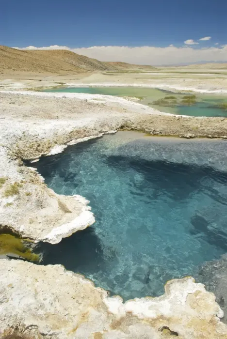 Framed Print : Hot Thermal pools near Lake Manasarovars - Tibet Framed Print : Hot Thermal pools near Lake Manasarovars - Tibet
