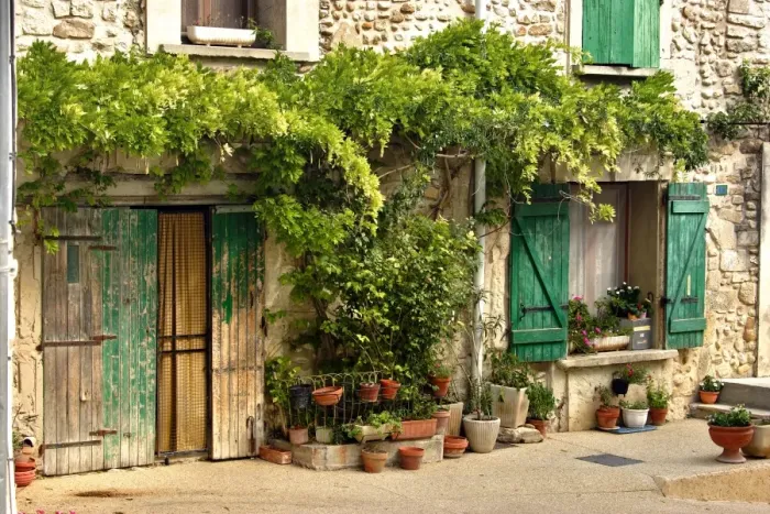 Framed Print : House - Visan - provence - France Framed Print : House - Visan - provence - France