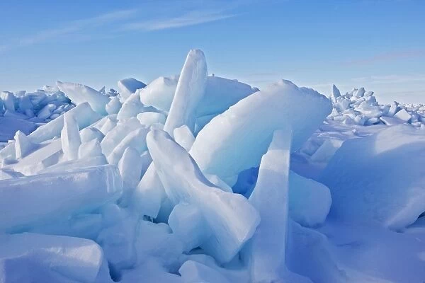 Ice Floe Magdalen islands Canada
