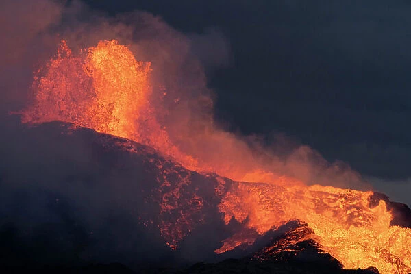 Iceland. Eruption of Fagradalsfjall Volcano. Date: 05-06-2021