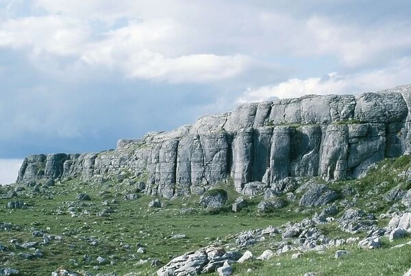Ireland - The Burren: Carboniferous Limestone Cliffs Co. Clare