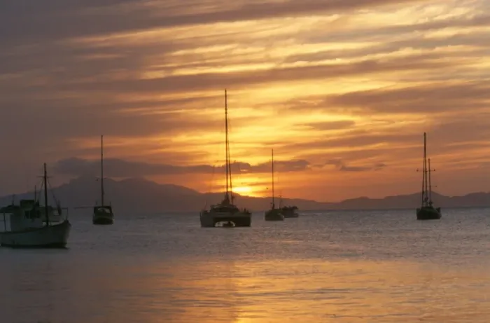 Framed Print : Isla Margarita / Margarita Island - sunset over boats from Juan Griego Framed Print : Isla Margarita / Margarita Island - sunset over boats from Juan Griego