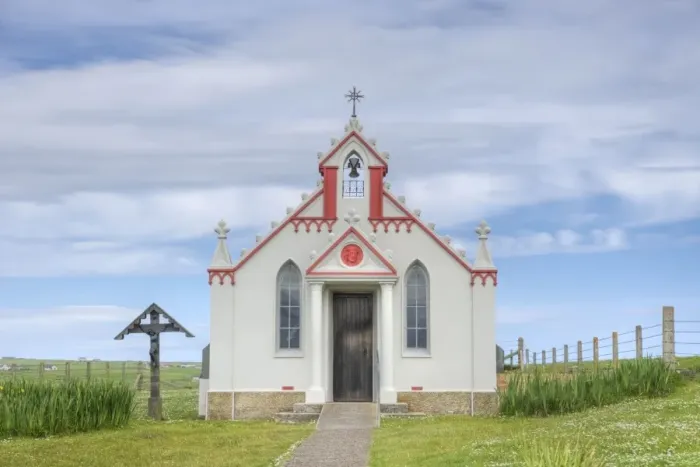 Framed Print : Italian Chapel - Lamb Holm - Orkney LA005275 Framed Print : Italian Chapel - Lamb Holm - Orkney LA005275